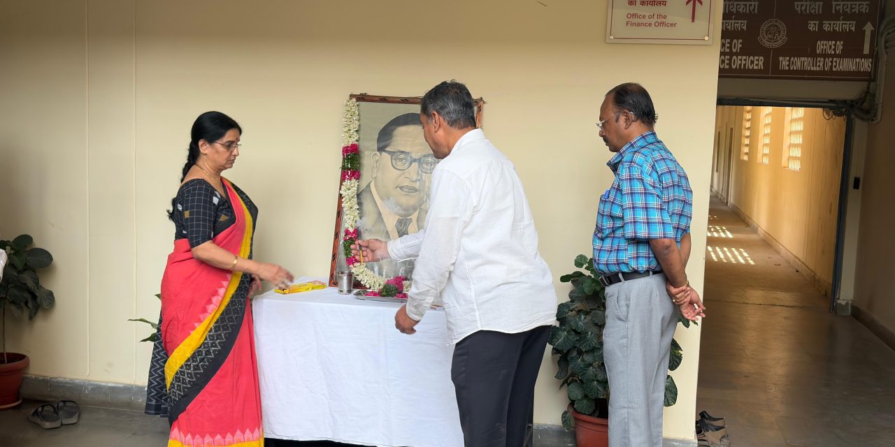 Honouring the Architect of Equality: UoH Celebrates Dr. B.R. Ambedkar’s 136th Birth Anniversary