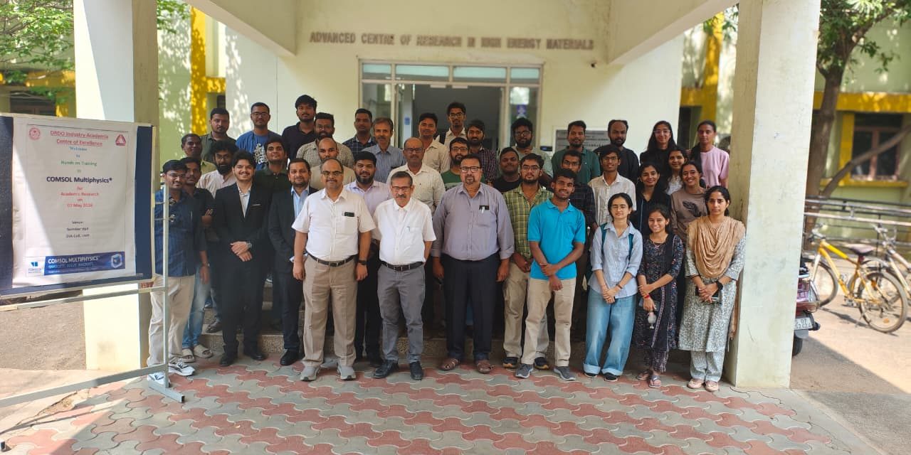From Wave Optics to Fluid Dynamics: DRDO-CoE at UoH Empowers Researchers with COMSOL Simulation Training