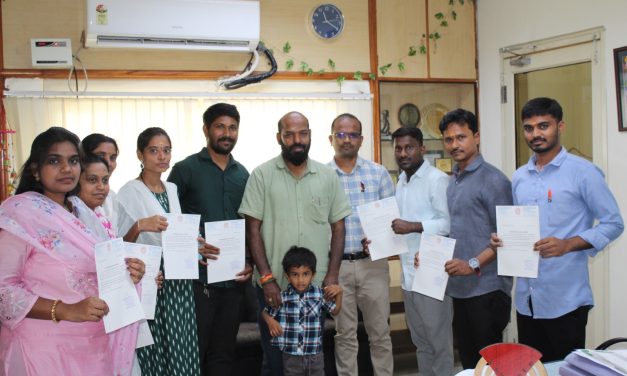 Eight BRAOU Students Complete Professional Internship at Indira Gandhi Memorial Library