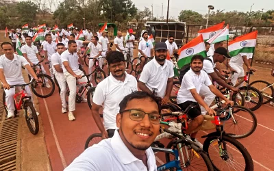 UoH Pedals for Health: Over 100 Campus Cyclists Participate in World Bicycle Day Rally