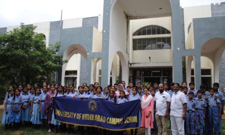 Indira Gandhi Memorial Library Hosts Campus School Students under CBSE Reading Month and Bagless Days Initiative