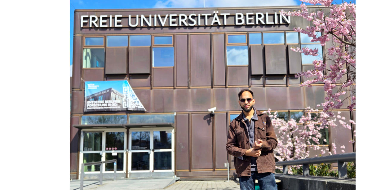 Research Scholar Shadab Khan Earns Prestigious DAAD Fellowship at Freie Universität Berlin