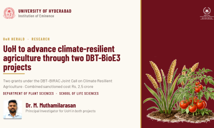 UoH to Advance Climate-Resilient Agriculture through Two DBT-BioE3 Projects