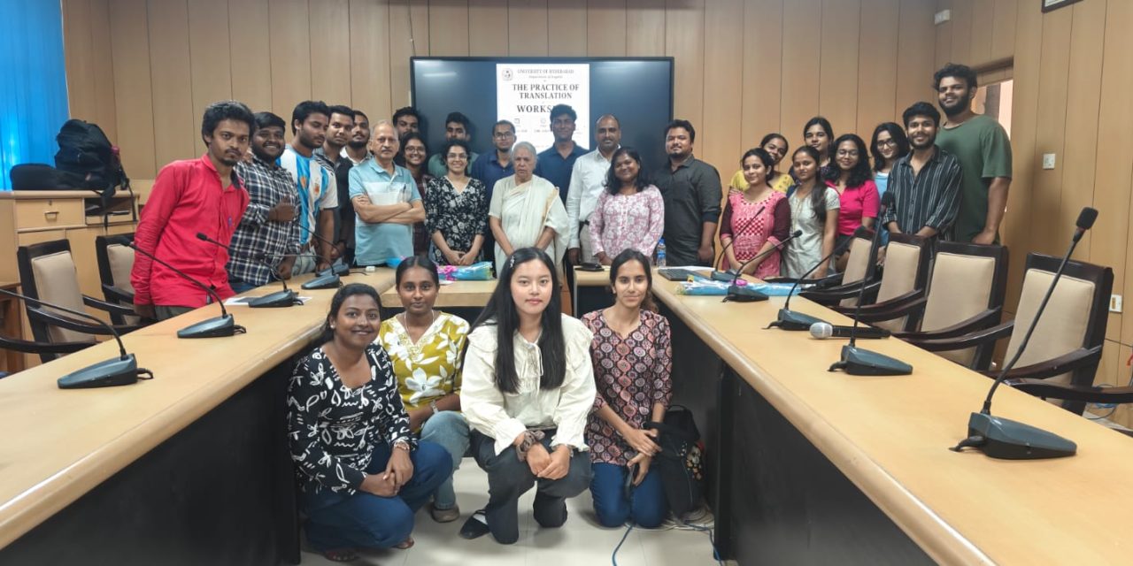 Workshop organized on “The Practice of Translation”