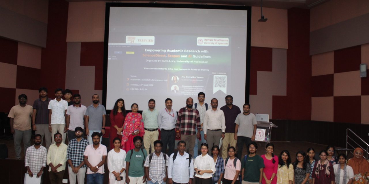 IGM Library Organises Training Programme on ScienceDirect, Scopus and AI Guidelines