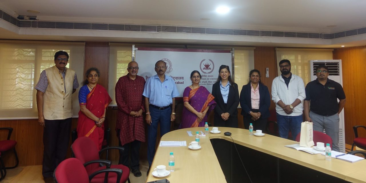 Delegates from Curtin University Visit University of Hyderabad to Explore Joint Academic and Research Initiatives