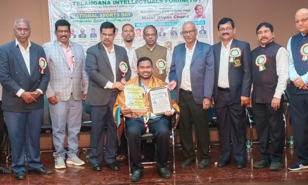 Dr. Siddhartha Anandesi Honoured with Major Dhyan Chand Excellence Award–2026