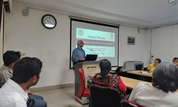 Orientation Session for the newly admitted students of Political Science
