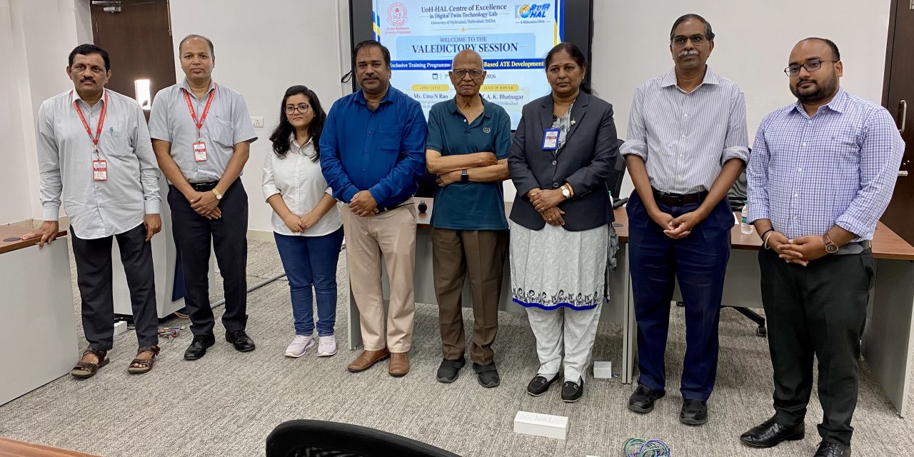 UoH–HAL Centre of Excellence Successfully Concludes LabVIEW-Based ATE Development Training Programme