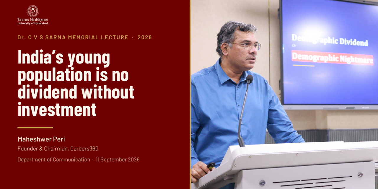 India’s Young Population Is No Dividend Without Investment, Warns Maheshwer Peri